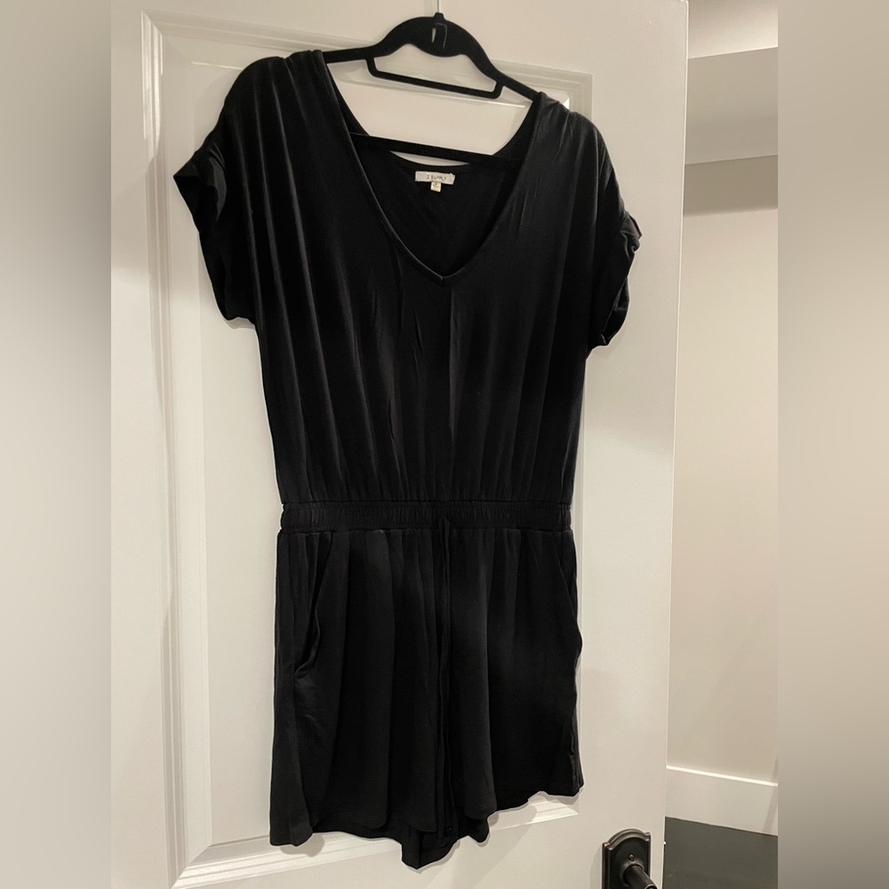 Zsupply cotton rayon knit romper